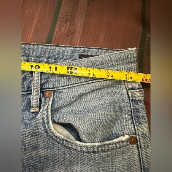 Citizens of Humanity Cora Crop Relaxed Undone Hem
Premium Button Fly Jeans Sz 27 - Picture 5 of 13
